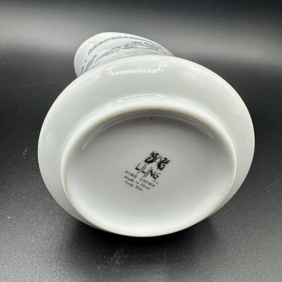 Vintage Floral Creamer Sugar Set With Butter Pats Liling China 80s 90s - Picture 11 of 13